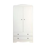 Milford 2 Door 2 Drawer Combi Wardrobe White