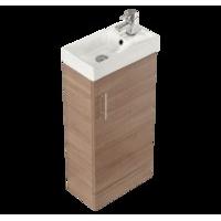 Mini iSpace 400mm Cloakroom Unit - Medium Oak