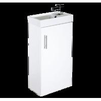 Mini iSpace 400mm Cloakroom Unit - White Gloss