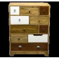 milton vintage 10 drawer chest