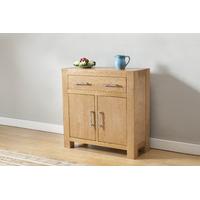 Milano Oak 2 Door 1 Drawer Compact Sideboard