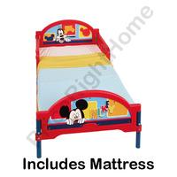 mickey mouse cosytime toddler bed deluxe foam mattress