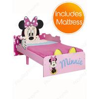 Minnie Mouse SnuggleTime Toddler Bed + Deluxe Foam Mattress