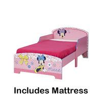 Minnie Mouse Toddler Bed + Fully Sprung Mattress