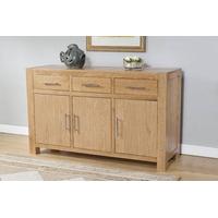 Milano Oak 3 Door 3 Drawer Large Sideboard