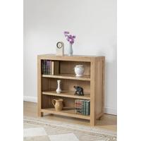 milano oak small bookcase