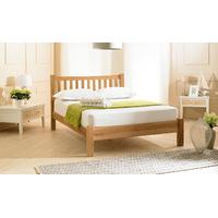 milan oak bed multiple sizes milan oak double bed