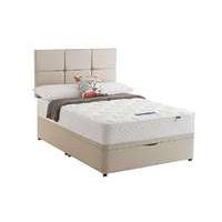 miracoil serenity memory cushion top half ottoman divan set