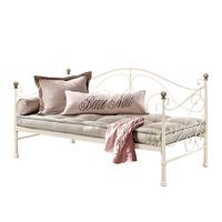 milano metal day bed cream