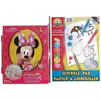 minnie mouse scribble set disney new world toys