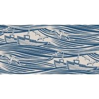 Mini Moderns Wallpapers Whitby , AZDPT016 Denim