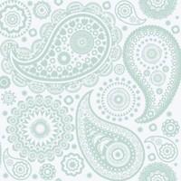 Mini Moderns Wallpapers Paisley Crescent , AZDPT019 Verdi