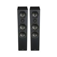 mission lx 5 black wood floorstanding speaker pair