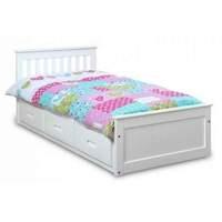 mission storage bed in white mission storage bed white