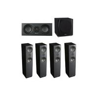 Mission LX-4 5.1 System - 2 Pairs of LX-4 LX-C Centre with MS400 Sub in Black