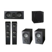 Mission LX-5 5.1 System - 1 Pair of LX-5 1 Pair of LX-1 LX-C Centre with MS400 Sub in Black