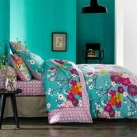 MISS CHINA Blue Printed Cotton Duvet Cover