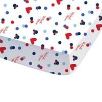 minnie hello 100 cotton printed fitted sheet