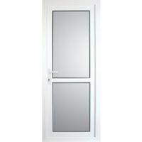 Mid Bar PVCu Fully Glazed Back Door & Frame Lh (H)2055mm (W)920mm