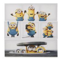 Minions White Canvas Pack of 5