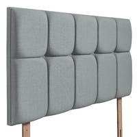 Milan Upholstered Headboard - Small Single - Sky