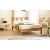 Milano Solid Oak Low Foot End Double Bed
