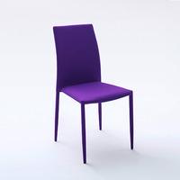 mila upholstered violet dining chair