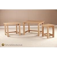 Milano Oak Nest of Tables