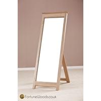 Milano Oak Cheval Mirror