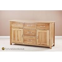 milano oak dresser base 4ft 6in