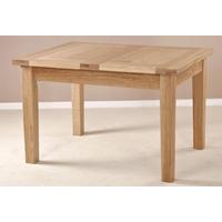 Milano Oak Dining Table - 4ft Extending with 1 Leaf