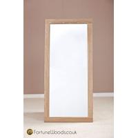 milano oak wall mirror 1300 x 600