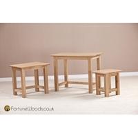 Milano Oak Nest of Tables - Small