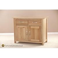 milano oak dresser base 3ft