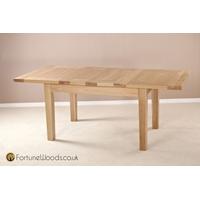 Milano Oak Dining Table - 4ft 6in Extending with 2 Leaf