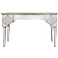 milagro mirrored 1 drawer console table