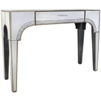 Milagro Glamour Mirrored 1 Drawer Console Table