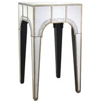 milagro glamour mirrored end table