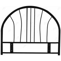 Miami Black 3ft Single Metal Headboard