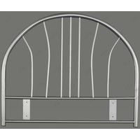 Miami Silver 3ft Single Metal Headboard