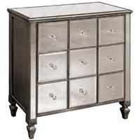 Mirrored Chest of Drawer - 9 Drawers