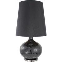 midnight sparkle mosaic table lamp with black shade set of 2