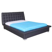 milan bed company missouri 4ft 6 double leather bedstead