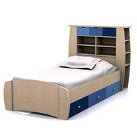 Milan Bed Company Sydney Single Bed - Blue