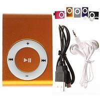 Mini Clip Plug-In Micro SD Card TF Card Reader MP3 Music Player (Assorted Colors)