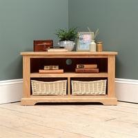 MIddleton Natural Corner TV Unit up to 40\