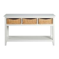 middleton painted console table ivory