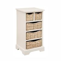 middleton painted 5 drawer chest ivory