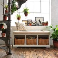 Middleton Painted Hall Bench - Ivory