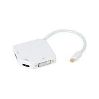 Mini DisplayPort 1.1 To DVI/HDMI/VGA Passive Converter